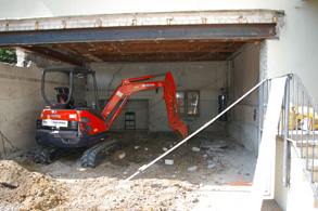 Kubota In Tight Space